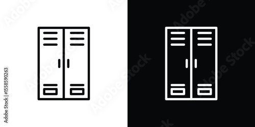 Lockers icon vector, Symbol, logo illustrations
