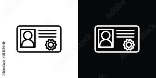 License icon vector, Symbol, logo illustrations