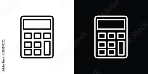 Calculator icon vector, Symbol, logo illustrations