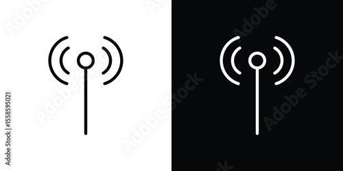 Antenna icon vector, Symbol, logo illustrations