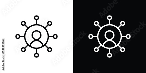 Affiliate marketing icon vector, Symbol, logo illustrations