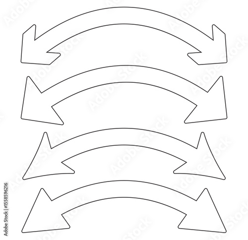 Dual arrow icon set. Double arrow icon set . Two side arrows icon vector illustration. Direction symbols, up and down sign. Variety colors Duel arrows icon. Eps 10