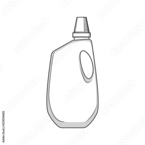 ecofriendly canister plastic cartoon vector illustration