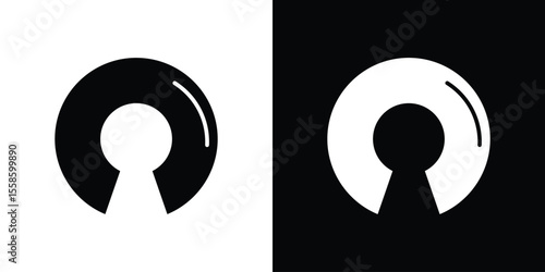 Open source icon Vector illustration in solid and black and white. EPS10