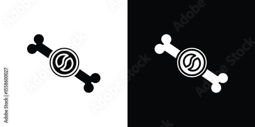 Multiple myeloma icon Vector illustration in solid and black and white. EPS10