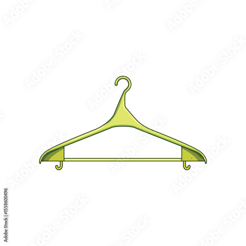 versatile hanger plastic cartoon vector illustration