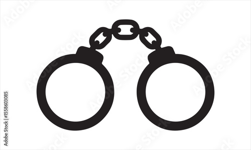 Handcuffs Icon - Justice, Crime & Law Enforcement Symbol