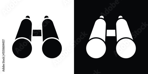 Binoculars icon vector, Symbol, logo illustrations