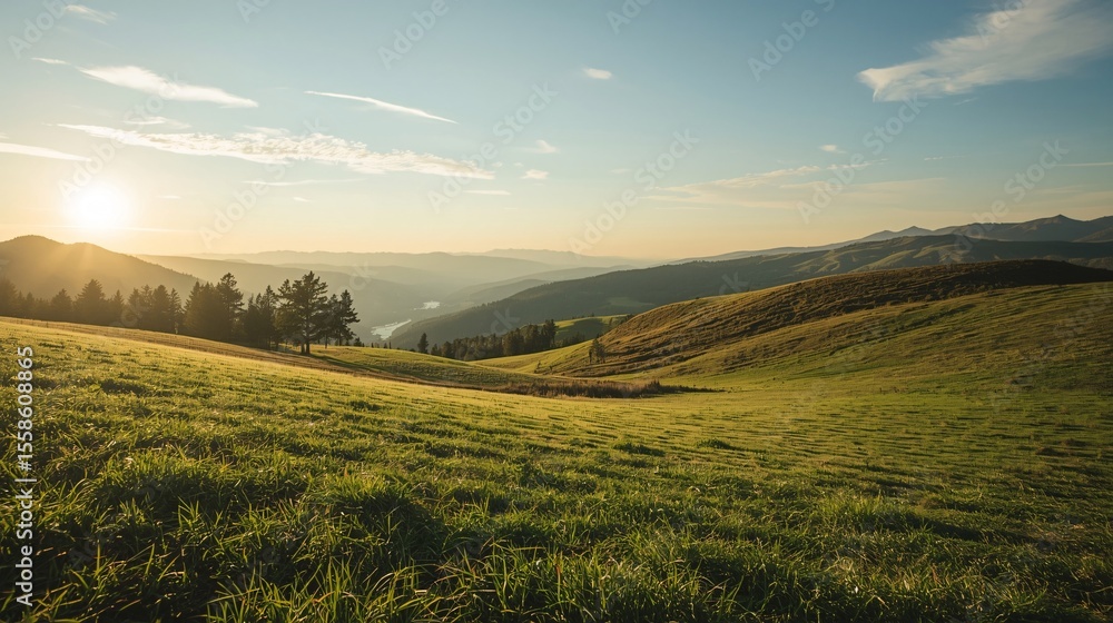 Fototapeta premium grassy land