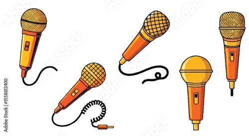 A set of condenser microphone 