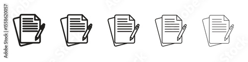 Wills and trusts icon Vector illustration in solid and black and white. EPS10