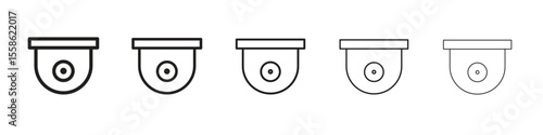 Security camera icon vector, Symbol, logo illustrations