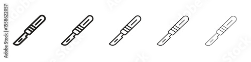 Scalpel icon vector, Symbol, logo illustrations
