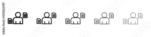 Multitask icon Vector illustration in solid and black and white. EPS10