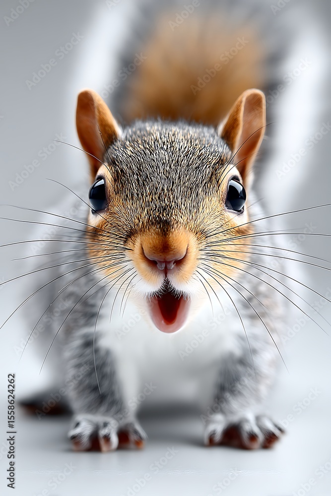 Fototapeta premium Close-up of a squirrel