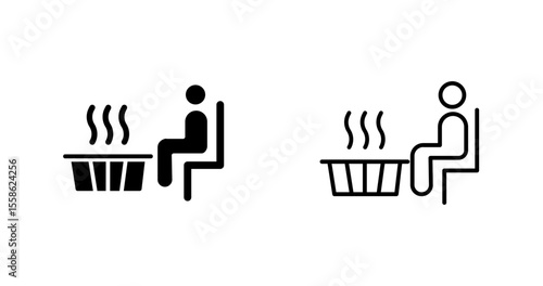 Steam Room Vector Icon