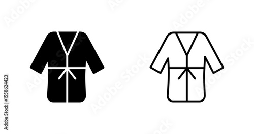 Bathrobe Vector Icon