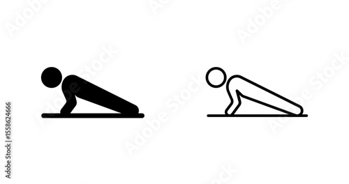 Push up Vector Icon