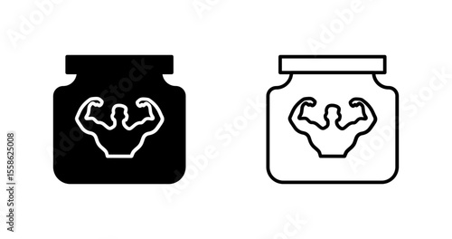 Sports Nutrition Vector Icon
