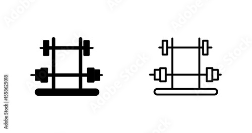 Gym Equipment Vector Icon