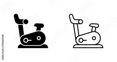 Exercise Bike Vector Icon