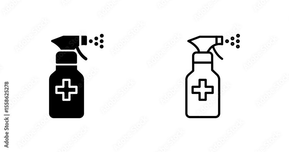 Obraz premium Disinfectant Vector Icon