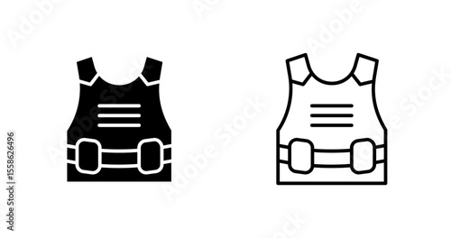 Body Armor Vector Icon