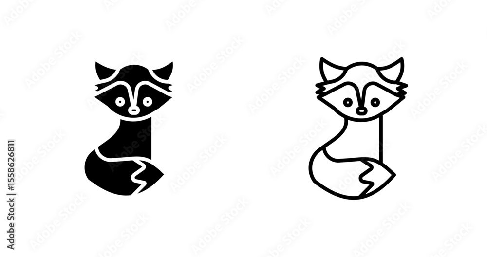 Obraz premium Fox Vector Icon