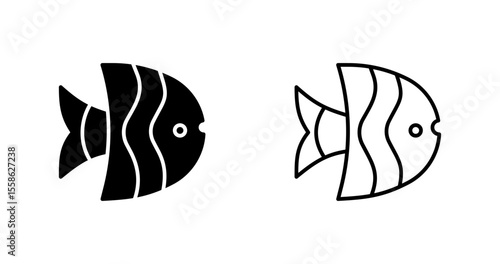 Angelfish Vector Icon