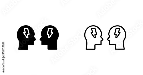 Conflict Vector Icon
