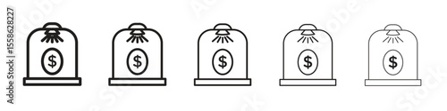 Business incubator icon Vector illustration in solid and black and white. EPS10