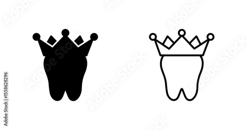 Dental Crown Vector Icon