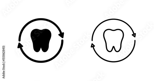 Dental Restoration Vector Icon