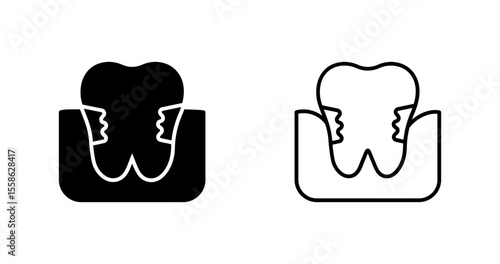 Gum Disease Vector Icon