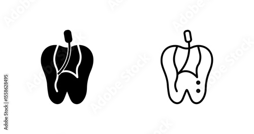 Root Canal Vector Icon