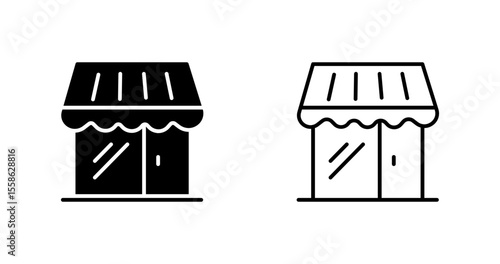 Retail Store Vector Icon