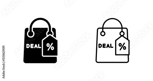 Deals and Steals Vector Icon