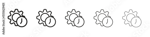 Abacus icon Vector illustration in solid and black and white. EPS10