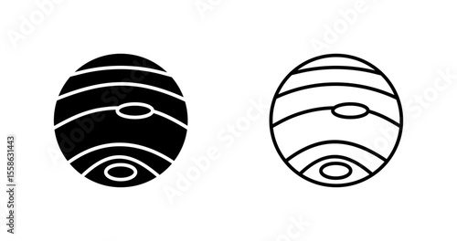 Neptune Vector Icon