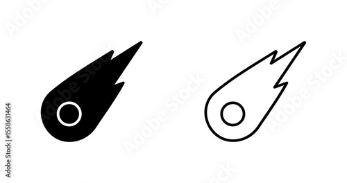 Comet Vector Icon