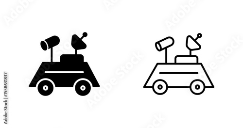 Lunar Rover Vector Icon