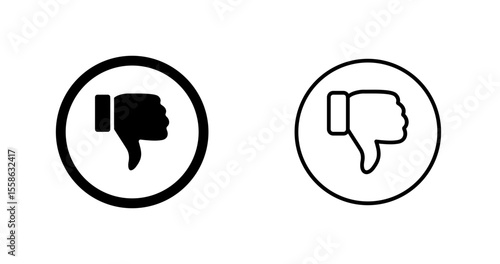Thumbs Down Vector Icon