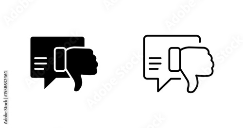 Negative Feedback Vector Icon