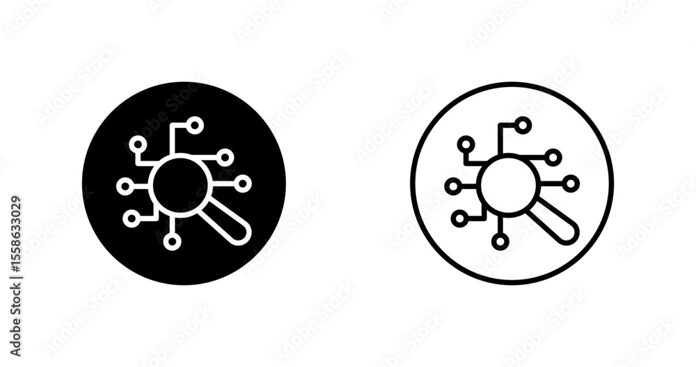 Obraz premium Digital Forensics Vector Icon