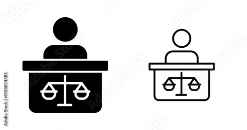 Attorney Vector Icon