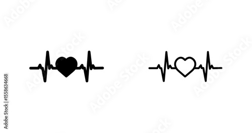 Heartbeat Vector Icon