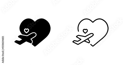 Romantic Getaway Vector Icon