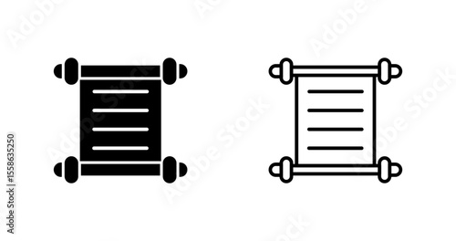Manuscript Vector Icon