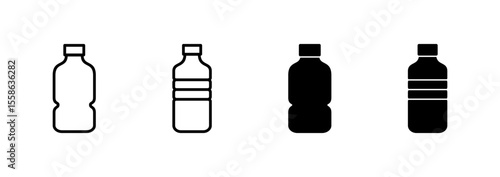 Bottle icon vector. bottle sign and symbol