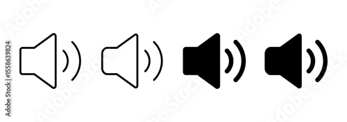 Speaker icon vector. volume sign and symbol. loudspeaker icon. sound symbol